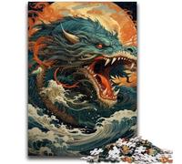 1000 Pieces Jigsaw Puzzles for Adults And Teens Animal Colourful Dragon Adult Jigsaw,Learning Educational Toys Family Games Gifts for Friends And Family (50x75cm)