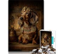 1000 Pieces Jigsaw Puzzles for Adults And Teens Animal Dachshund,Fun Games Wall Decoration Unique Birthday And Xmas Gifts (38x26cm)