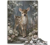1000 Pieces Jigsaw Puzzles for Adults And Teens Animal Deer Help The Brain Exercise Addictive Toys to Cultivate Patience Gift For Birthdays 50x75cm