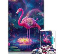 1000 Pieces Jigsaw Puzzles for Adults And Teens Animal Flamingo 1000 Piece Jigsaw,Vibrant And Unique Design Relaxing & Challenging Puzzle Experience 26x38cm