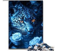1000 Pieces Jigsaw Puzzles for Adults And Teens Animal Leopard, Help The Brain Exercise Addictive Toys to Cultivate Patience Perfect Decoration (Size 50x75cm)