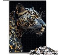1000 Pieces Jigsaw Puzzles for Adults And Teens Animal Leopard, Help The Brain Exercise Addictive Toys to Cultivate Patience Perfect Decoration (Size 26x38cm)