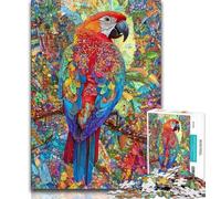 1000 Pieces Jigsaw Puzzles for Adults And Teens Animal Parrot,Stress Reliever Staycation Kill Time Home Decoration Toys (75x50cm)