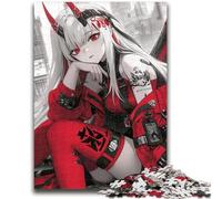 1000 Pieces Jigsaw Puzzles for Adults And Teens Anime Demon Girl Stress Reliever Staycation Kill Time Wishlist with Santa Claus 26x38cm
