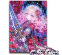 1000 Pieces Jigsaw Puzzles for Adults And Teens Anime Girl Warrior 1000 Piece Jigsaw,for Educational Game Challenge Toy Deal As Gifts for The Whole Family (50x75cm)