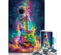 1000 Pieces Jigsaw Puzzles for Adults And Teens Astronauts in Space,Artistic Wall Decor & Birthday Gift Idea for Friends,Home Office (75x50cm)