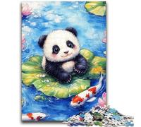 1000 Pieces Jigsaw Puzzles for Adults And Teens Baby Panda Jigsaw,Artistic Wall Decor & Birthday Gift Idea for Friends, Home Office (75x50cm)