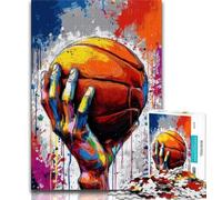 1000 Pieces Jigsaw Puzzles for Adults And Teens Basketball Sports 1000 Pieces for Adults,Game Toys Every Piece Is Unique - Challenging Family Fun Game (size 75x50cm)