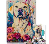 1000 Pieces Jigsaw Puzzles for Adults And Teens Basquiat-style Labrador Puzzles for Adults,learning Educational for Is Ideal As A Gift for The Whole Family (size 75x50cm)