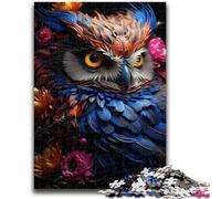1000 Pieces Jigsaw Puzzles for Adults And Teens Beautiful Owl 1000 Piece Jigsaw,for Educational Game Challenge Toy Deal As Gifts for The Whole Family (50x75cm)