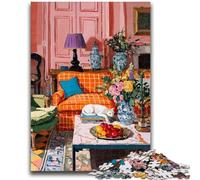 1000 Pieces Jigsaw Puzzles for Adults And Teens Black Cat on The Sofa Train Your Brain And Hands Gifts for Friends And Family 50x75cm