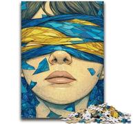 1000 Pieces Jigsaw Puzzles for Adults And Teens Blindfolded Woman Challenging Game Gifts for Is Ideal As A Gift for The Whole Family 50x75cm