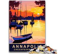1000 Pieces Jigsaw Puzzles for Adults And Teens Boats on Chesapeake Bay Toys Educational Games Stress Relieving Suitable for Desktop Decoration (size 50x70cm)