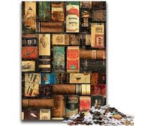 1000 Pieces Jigsaw Puzzles for Adults And Teens Bookshelf Toys Educational Games Stress Relieving Suitable for Desktop Decoration 38x26cm