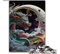 1000 Pieces Jigsaw Puzzles for Adults And Teens Brave Dragon, Brain Teaser For Wall Decoration Unique Birthday And Xmas Gifts for for Age 14 (Size 50x75cm)