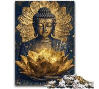 1000 Pieces Jigsaw Puzzles for Adults And Teens Buddha Art for Age 14+ Intellectual Game Christmas Birthday Gifts 26x38cm