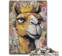 1000 Pieces Jigsaw Puzzles for Adults And Teens Camel Art Educational Family Game with Fully Interlocking Randomly Shaped Pieces 26x38cm
