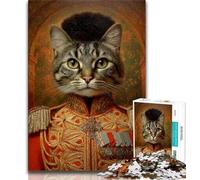 1000 Pieces Jigsaw Puzzles for Adults And Teens Cat from An Aristocratic Family 1000 Pieces for Adults,Birthday Present, Gifts, Wall Art for Ages 14+ (size 75x50cm)