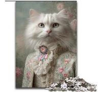 1000 Pieces Jigsaw Puzzles for Adults And Teens Cat from An Aristocratic Family, for And from 14 Years And over Educational Learning Toys Family Games Birthday Present (Size 26x38cm)
