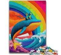 1000 Pieces Jigsaw Puzzles for Adults And Teens Cats And Whales 1000 Piece Puzzle,Challenging Game for Is Ideal As A Gift for The Whole Family (38x26cm)