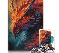 1000 Pieces Jigsaw Puzzles for Adults And Teens Chinese Dragon Puzzles for Adults,learning Educational for Is Ideal As A Gift for The Whole Family (size 75x50cm)