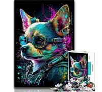 1000 Pieces Jigsaw Puzzles for Adults And Teens Colored Mechanical Dog Puzzles for Adults,Unique Birthday And Gifts for And Age 14 Years Up (size 38x26cm)