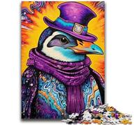 1000 Pieces Jigsaw Puzzles for Adults And Teens Colorful Art Penguin Adult Jigsaw,Learning Educational Toys Family Games Gifts for Friends And Family (50x75cm)