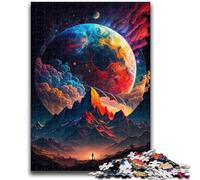 1000 Pieces Jigsaw Puzzles for Adults And Teens Colorful Planet Mountains Toy Intellectual Game for Home Decoration for Age 14 Years Up 38x26cm