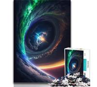 1000 Pieces Jigsaw Puzzles for Adults And Teens Colourful Fantasy Cosmic Black Hole Adult Puzzles,Educational Toys & Games for Adults And Teenagers 38x26cm