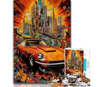 1000 Pieces Jigsaw Puzzles for Adults And Teens Cool Colourful Sports Cars 1000 Pieces for Adults,Game Toys Every Piece Is Unique - Challenging Family Fun Game (size 75x50cm)