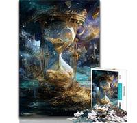 1000 Pieces Jigsaw Puzzles for Adults And Teens Cosmic Hourglass,Learning Educational Toys Family Games Enhance Love between Couples (75x50cm)