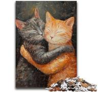 1000 Pieces Jigsaw Puzzles for Adults And Teens Couple Cat 1000 Piece Jigsaw,for Challenging Toy Game And Family Play (38x26cm)