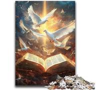 1000 Pieces Jigsaw Puzzles for Adults And Teens Cross Dove Puzzles for Teenagers,for Family Game And Birthday Gifts (38x26cm)