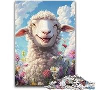 1000 Pieces Jigsaw Puzzles for Adults And Teens Cute Baby Sheep 1000 Piece Jigsaw,for Educational Game Challenge Toy Deal As Gifts for The Whole Family (50x75cm)