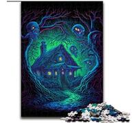 1000 Pieces Jigsaw Puzzles for Adults And Teens Dead House, Elephant Toy Intellectual Game Birthday Present, Gifts, Wall Art for Ages 14+ (Size 26x38cm)