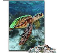 1000 Pieces Jigsaw Puzzles for Adults And Teens Diamond Turtle, for Age 14 Years And over Home Decor As A Gift for The Whole Family And Friends (Size 50x75cm)