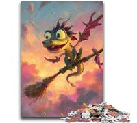 1000 Pieces Jigsaw Puzzles for Adults And Teens Dinosaur Wizard Challenging Game Gifts for Is Ideal As A Gift for The Whole Family 26x38cm