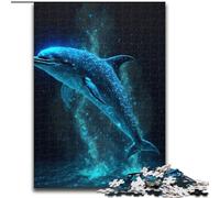 1000 Pieces Jigsaw Puzzles for Adults And Teens Dolphin Space, Decompressing Intellectual Educational Toy Birthday Present, Gifts, Wall Art (Size 50x75cm)