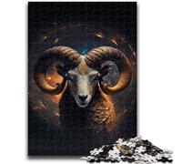1000 Pieces Jigsaw Puzzles for Adults And Teens Dream Goat 1000 Piece Jigsaw,Stress Reliever Difficult Challenge Suitable for Desktop Decoration (50x75cm)