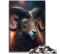 1000 Pieces Jigsaw Puzzles for Adults And Teens Dream Goat 1000 Piece Jigsaw,Stress Reliever Difficult Challenge Home Decoration Toys (26x38cm)