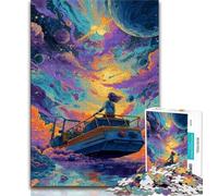 1000 Pieces Jigsaw Puzzles for Adults And Teens Dream Ship,Learning Educational Toys Family Games Enhance Love between Couples (38x26cm)