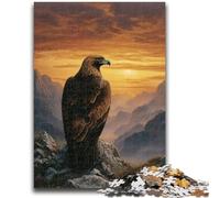 1000 Pieces Jigsaw Puzzles for Adults And Teens Eagle at Sunset Puzzles for Teenagers,Brain Teaser - Birthday Gift for Men (50x75cm)