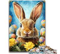 1000 Pieces Jigsaw Puzzles for Adults And Teens Easter Bunny Educational Stress Relief Toy Secret Santa Gifts for Age 14 50x75cm