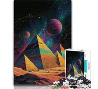 1000 Pieces Jigsaw Puzzles for Adults And Teens Egyptian Pyramids Teenager Puzzles,Fun Games Wall Decoration Unique Birthday And Xmas Gifts (size 75x50cm)