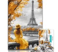 1000 Pieces Jigsaw Puzzles for Adults And Teens Eiffel Tower 1000 Piece Jigsaw,Vibrant And Unique Design Relaxing & Challenging Puzzle Experience 26x38cm