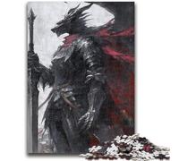 1000 Pieces Jigsaw Puzzles for Adults And Teens Evil Knight Puzzles,Educational Games Home Decoration Suitable for Desktop Decoration (26x38cm)