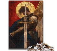 1000 Pieces Jigsaw Puzzles for Adults And Teens Fantasy Angel Knight 1000 Piece Jigsaw,Stress Reliever Difficult Challenge Suitable for Desktop Decoration (38x26cm)