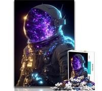 1000 Pieces Jigsaw Puzzles for Adults And Teens Fantasy Astronaut,Fun Games Wall Decoration Unique Birthday And Xmas Gifts (38x26cm)