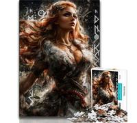 1000 Pieces Jigsaw Puzzles for Adults And Teens Fantasy Dark Girl 1000 Piece Jigsaw,Stress Reliever Difficult Challenge Suitable for Desktop Decoration 38x26cm