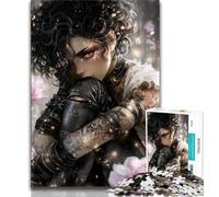 1000 Pieces Jigsaw Puzzles for Adults And Teens Fantasy Dark Girl,Help The Brain Exercise Addictive Toys to Cultivate Patience Enhance Memory (38x26cm)